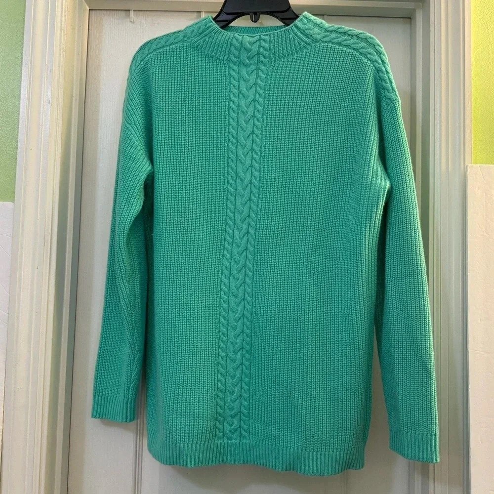 Talbots Cableknit Mockneck Sweater